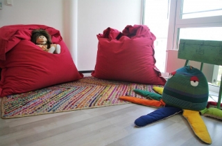 Sitzecke Psychotherapie Susanne Kiessling / Psychotherapeutische Praxis für Kinder und Jugendliche in Bochum - Die Räumlichkeiten der Praxis